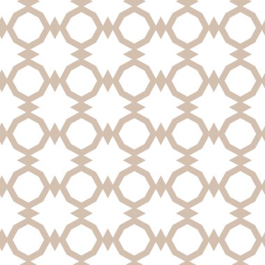 Geometrik şekilli kusursuz desen vektör çizimi