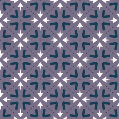 Geometrik şekilli kusursuz desen vektör çizimi