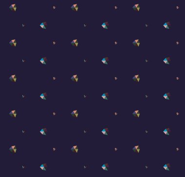 Geometrik şekilli kusursuz desen vektör çizimi