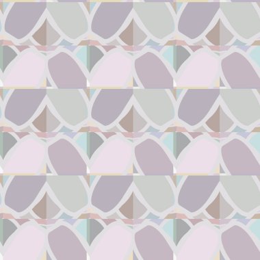 Geometrik şekilli kusursuz desen vektör çizimi