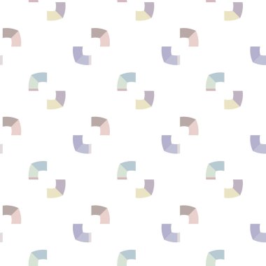 Geometrik şekilli kusursuz desen vektör çizimi