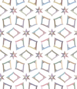 geometrik şekilli kusursuz desen