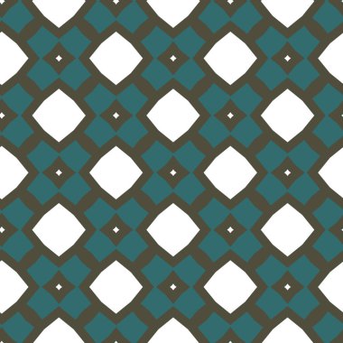 Geometrik şekilli kusursuz desen vektör çizimi