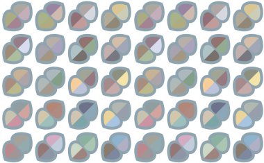 geometrik şekilli kusursuz desen