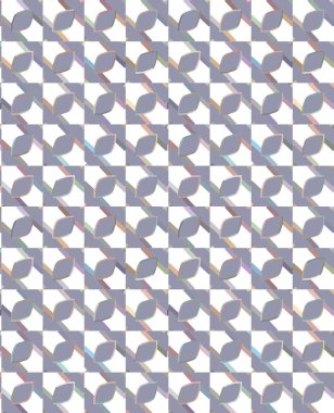 Geometrik şekilli kusursuz desen vektör çizimi