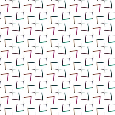 geometrik şekilli kusursuz desen