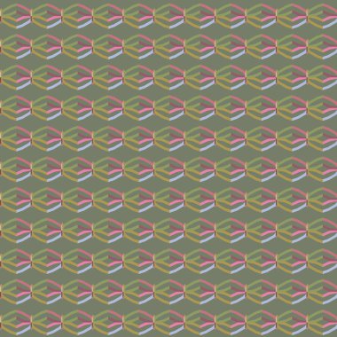 Geometrik şekilli kusursuz desen vektör çizimi