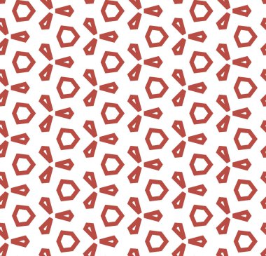 Geometrik şekilli kusursuz desen vektör çizimi