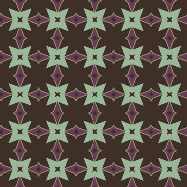 Geometrik şekilli kusursuz desen vektör çizimi