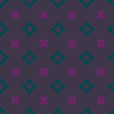 Geometrik şekilli kusursuz desen vektör çizimi