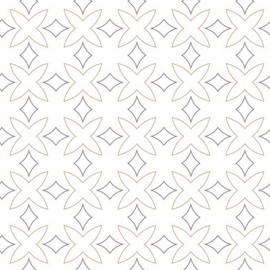 Geometrik şekilli kusursuz desen vektör çizimi