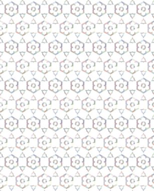 Geometrik şekilli kusursuz desen vektör çizimi