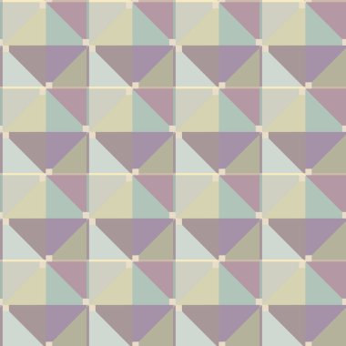 Geometrik şekilli kusursuz desen vektör çizimi