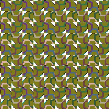 geometrik şekilli kusursuz desen