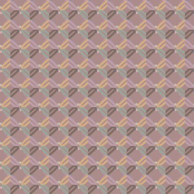 Geometrik şekilli kusursuz desen vektör çizimi