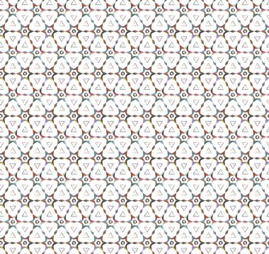 Geometrik şekilli kusursuz desen vektör çizimi