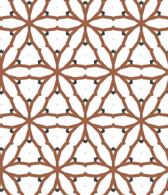 Geometrik şekilli kusursuz desen vektör çizimi