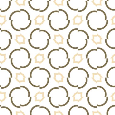 Geometrik şekilli kusursuz desen vektör çizimi