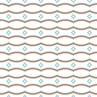 Geometrik şekilli kusursuz desen vektör çizimi