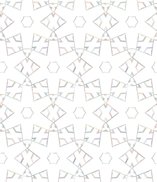 Nahtlose Muster Mit Geometrischen Formen Vektorillustration — Stockvektor