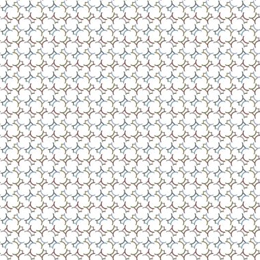 Geometrik şekilli kusursuz desen vektör çizimi