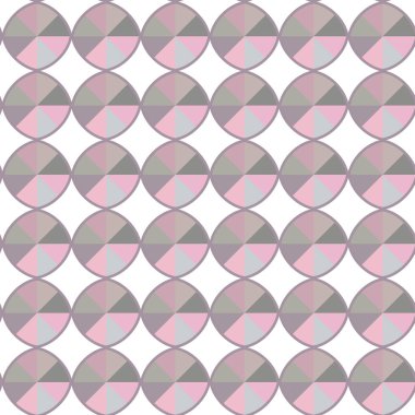 Geometrik şekilli kusursuz desen vektör çizimi