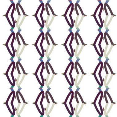 Geometrik şekilli kusursuz desen vektör çizimi