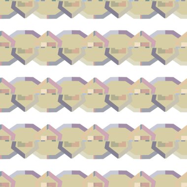 Geometrik şekilli kusursuz desen vektör çizimi