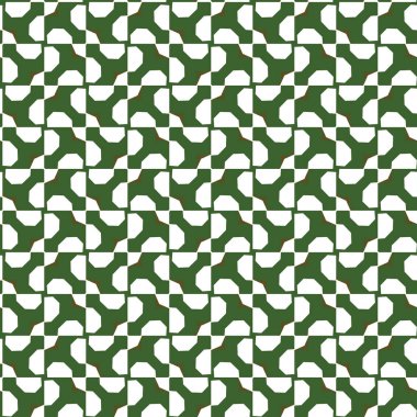 Geometrik şekilli kusursuz desen vektör çizimi