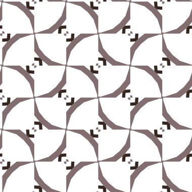 Geometrik şekilli kusursuz desen vektör çizimi
