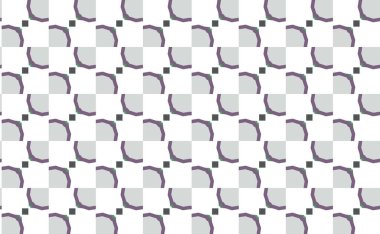 Geometrik şekilli kusursuz desen vektör çizimi
