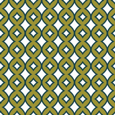 Geometrik şekilli kusursuz desen vektör çizimi