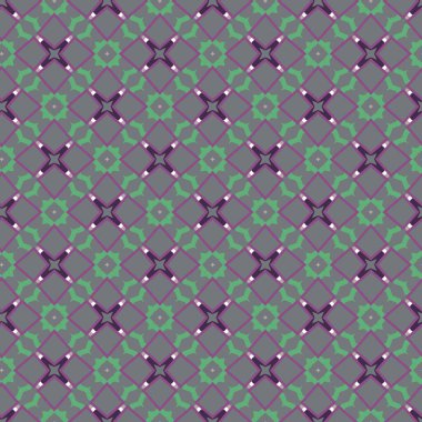 Geometrik şekilli kusursuz desen vektör çizimi