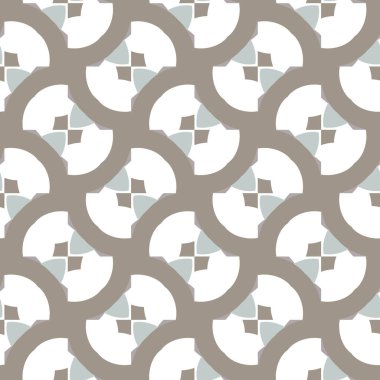 Geometrik şekilli kusursuz desen vektör çizimi