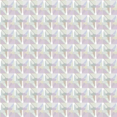 Geometrik şekilli kusursuz desen vektör çizimi