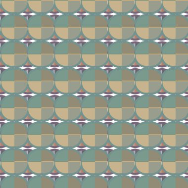 Geometrik şekilli kusursuz desen vektör çizimi