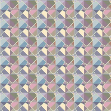 Geometrik şekilli kusursuz desen vektör çizimi