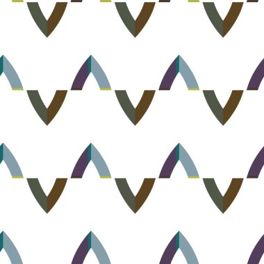 geometrik şekilli kusursuz desen