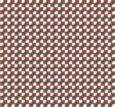 Geometrik şekilli kusursuz desen vektör çizimi