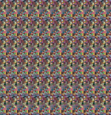 Geometrik şekilli kusursuz desen vektör çizimi