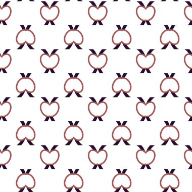 Geometrik şekilli kusursuz desen vektör çizimi