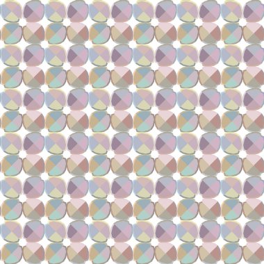 Geometrik şekilli kusursuz desen vektör çizimi