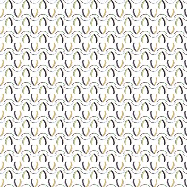 Geometrik şekilli kusursuz desen vektör çizimi