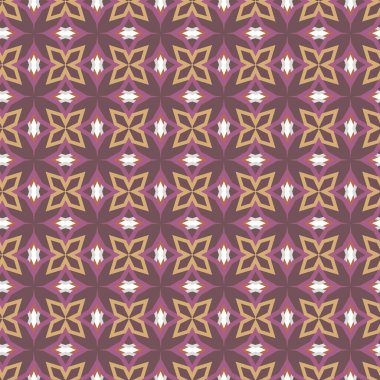 Geometrik şekilli kusursuz desen vektör çizimi