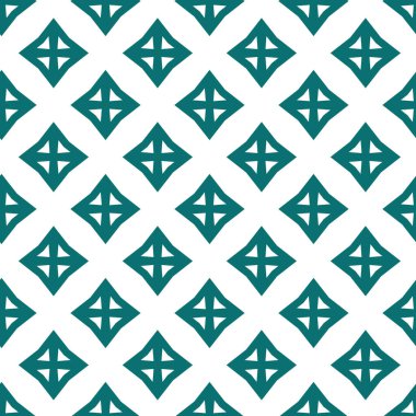 Geometrik şekilli kusursuz desen vektör çizimi