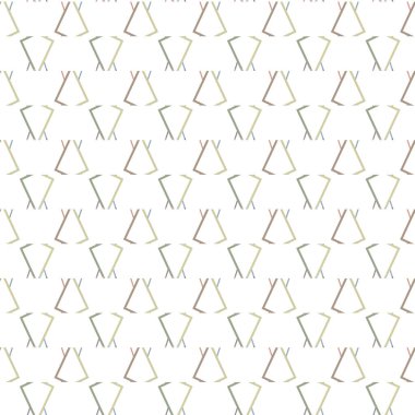 Geometrik şekilli kusursuz desen vektör çizimi