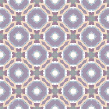 Geometrik şekilli kusursuz desen vektör çizimi