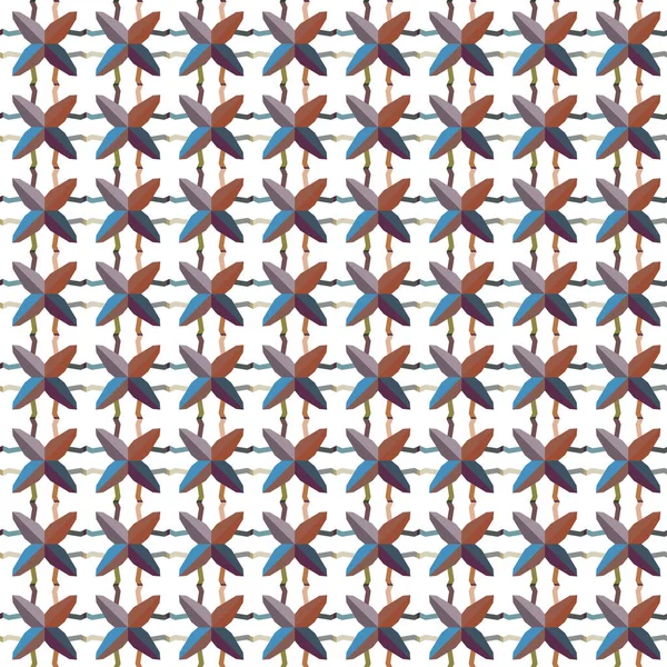 Geometrik şekilli kusursuz desen vektör çizimi