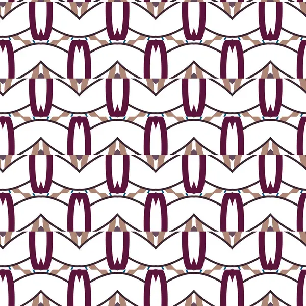 Geometrik şekilli kusursuz desen vektör çizimi