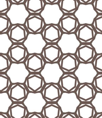 Modern geometrik vektör tasarımı, kusursuz desen çizimi